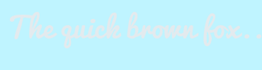 Image with Font Color E3EAEE and Background Color BFF4FF